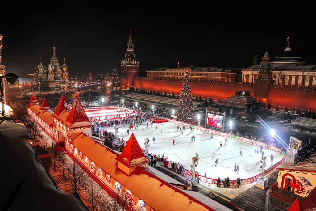 Red Square Rink di Mosko